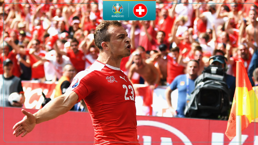 Xherdan Shaqiri erzielte bei der EURO 2016 ein sensationelles Tor gegen Polen
