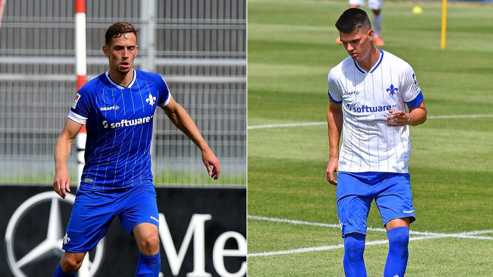 Jannik Mueller (li.) und Mathias Honsak