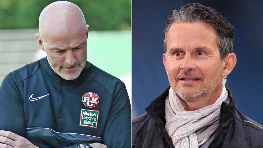 Marco Antwerpen (li.) ist nicht länger Trainer des 1. FC Kaiserslautern. Sein Nachfolger wird Dirk Schuster.