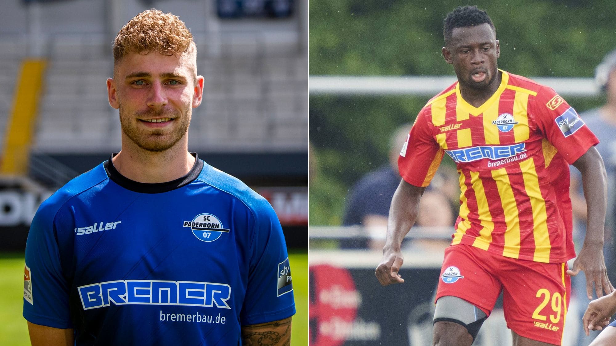 Felix Platte (li.) und Jamilu Collins