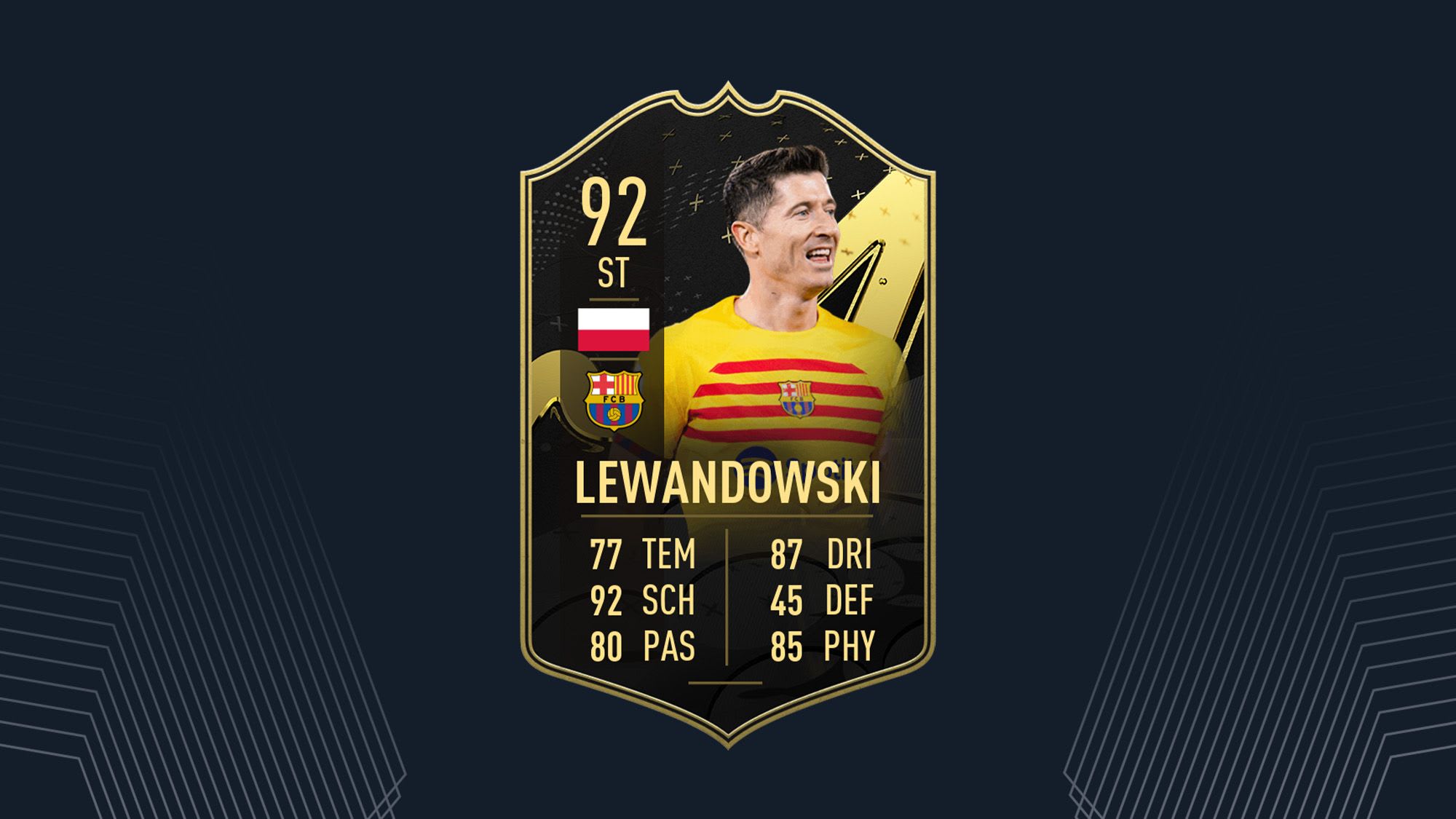 Robert Lewandowski - ST - FC Barcelona - 92 GES