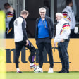 Fußball-Bundestrainer Julian Nagelsmann, Basketball-Nationalcoach Gordon Herbert und Sportdirektor Rudi Völler.