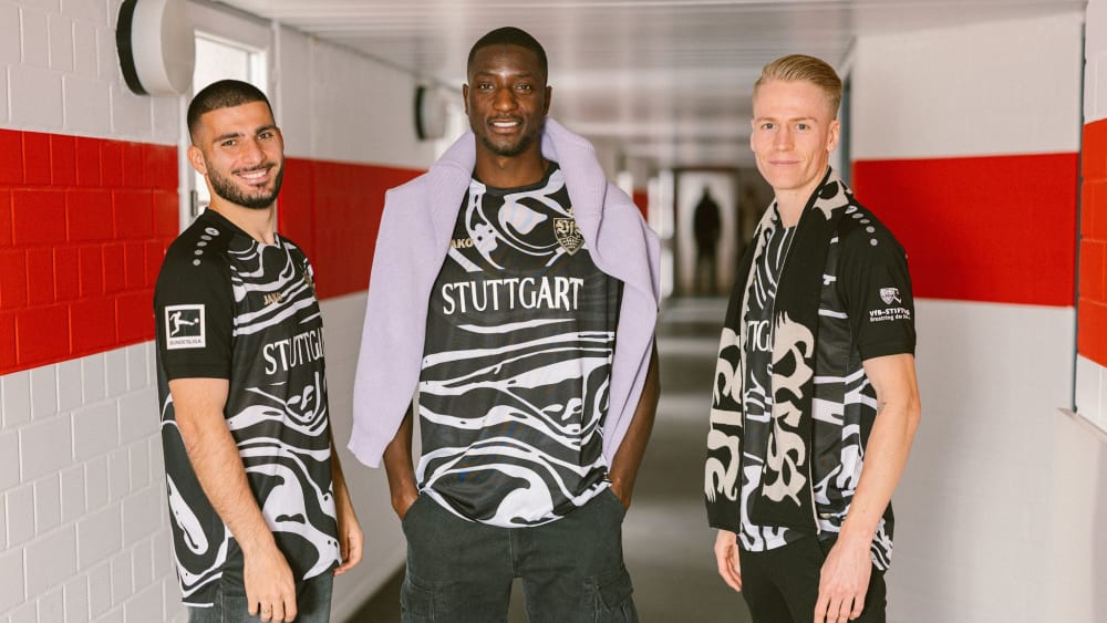 So sieht es aus, das neue Sondertrikot des VfB unter dem Motto "StuttgART".