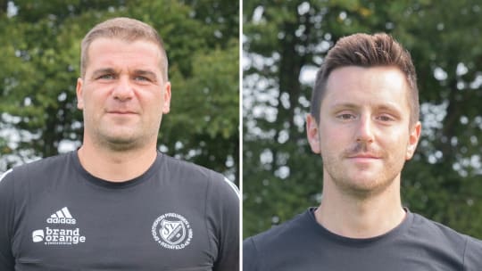 Bleiben als Cheftrainer-Duo bei Preußen Reinfeld an Bord: Jan Christian Hack (links) und Pascal Lorenz