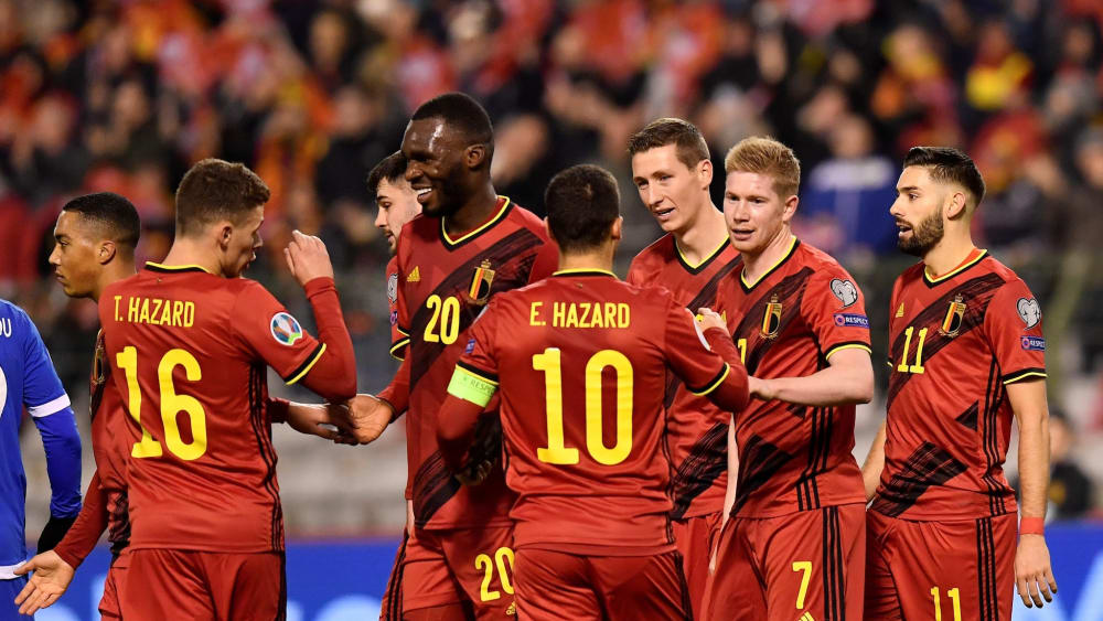 Belgien hat alle 10 Qualifikationsspiele gewonnen