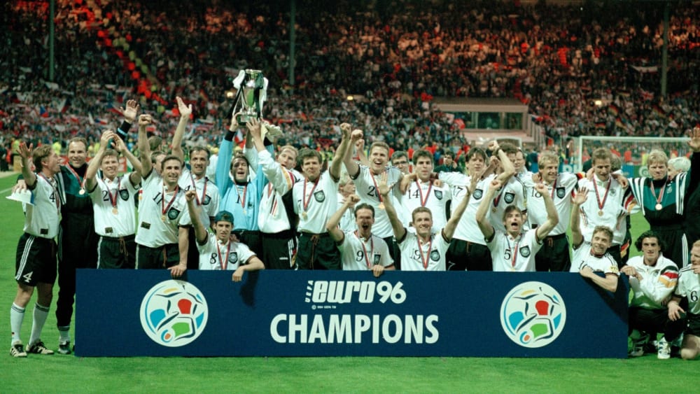 Deutschland feiert den Triumph bei der EURO 1996
