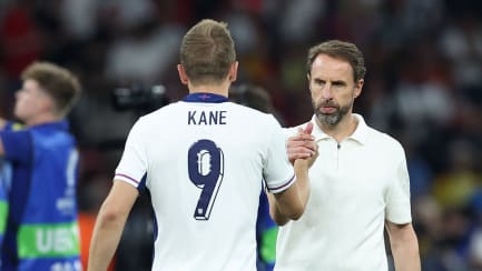 Nach acht Jahren Zusammenarbeit bei den Three Lions trennen sich die Wege: Harry Kane und Gareth Southgate.