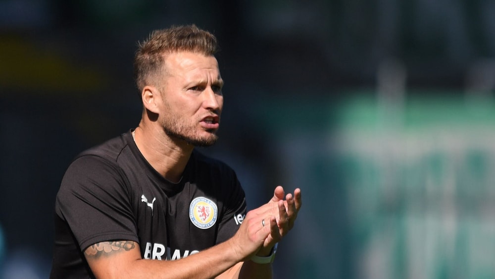 Marc Pfitzner führt Eintracht Braunschweig in die Relegation.