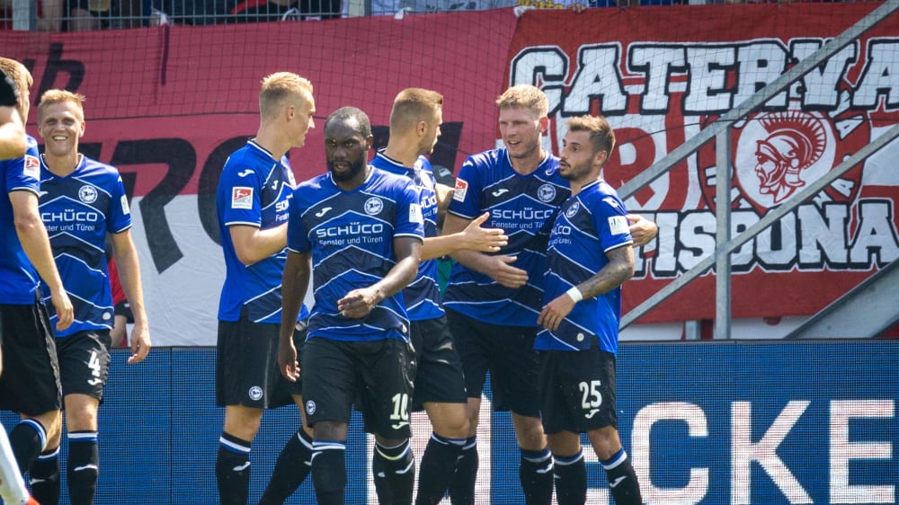 Auch Regensburg souverän geschlagen: Arminia Bielfeld.