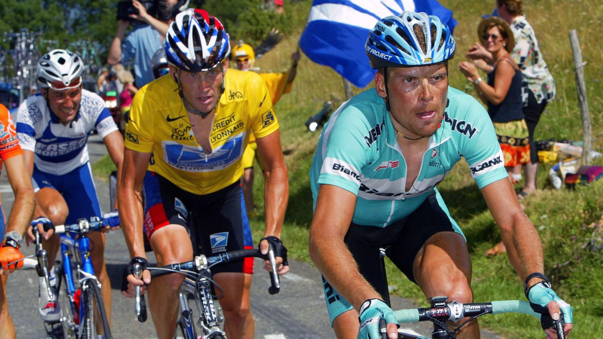 Ullrich (r.) vs. Armstrong