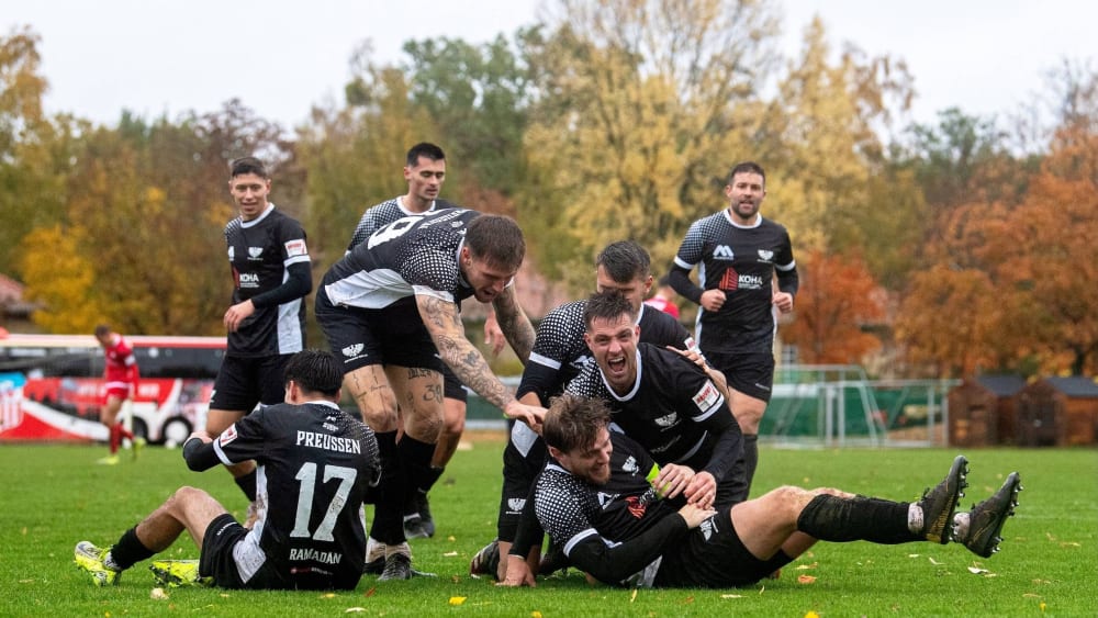 Der BFC preussen schlägt den FSV Zwickau.