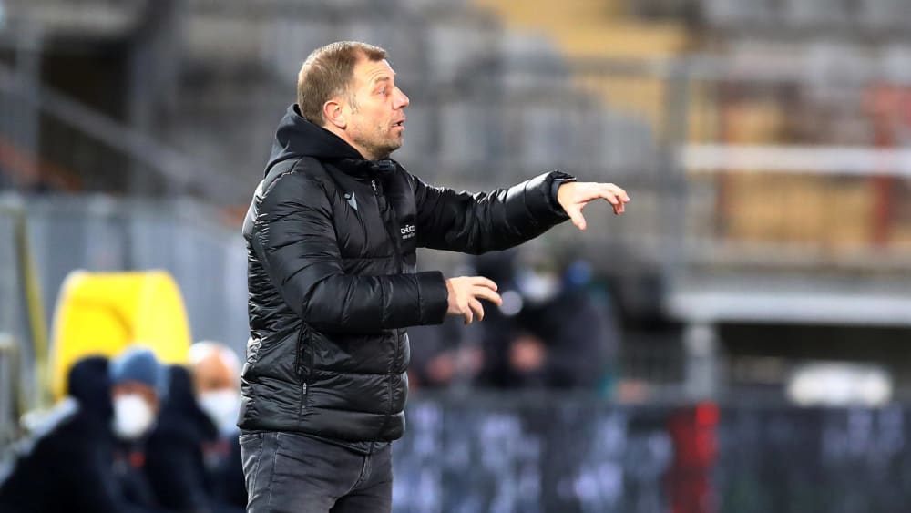 Erlebt seine Mannschaft konzentriert und fokussiert: Bielefelds Trainer Frank Kramer.