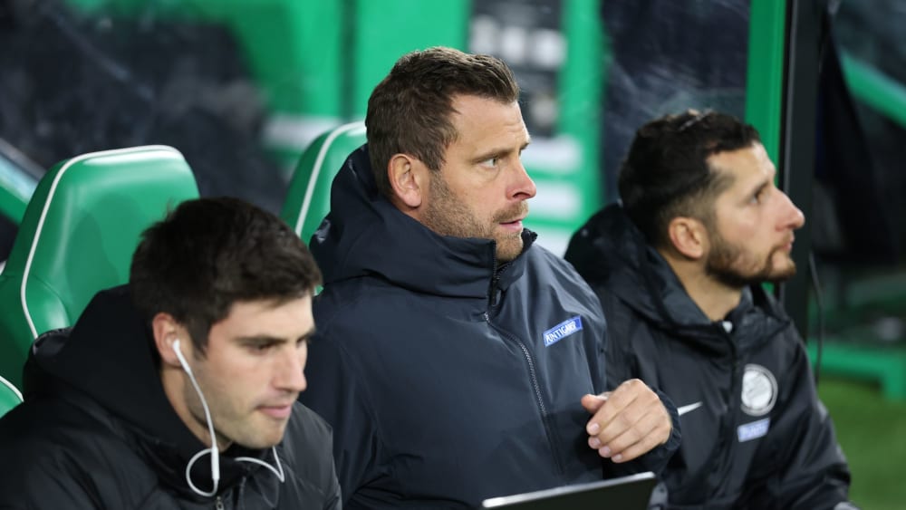 Sturm-Trainer Jürgen Säumel.
