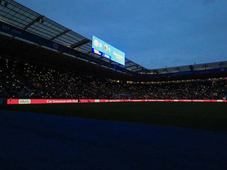 Die Fans von Leicester City konnten zumindest etwas Licht ins Dunkel bringen.