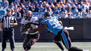 Bucky Irving in einem NFL-Spiel für die Tampa Bay Buccaneers