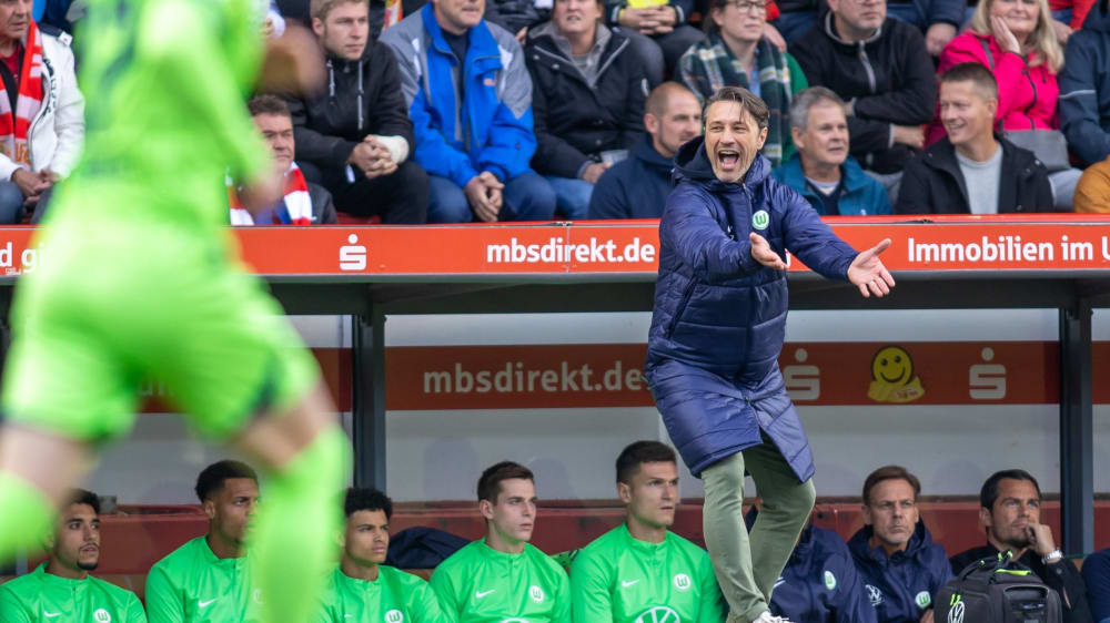Übte deutliche Kritik an seinen Spielern: Wolfsburg-Coach Niko Kovac.