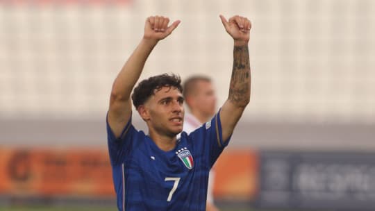 Luis Hasa hatte beim Finaleinzug seiner Squadra Azzurra Grund zum Jubeln.