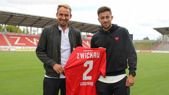 Vom Gold-Cup in den USA nach Zwickau: Der kanadische Nationalspieler Marcus Godinho in seinem neuen Zuhause.