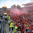Zehntausende Tifosi feierten Charles Leclerc.