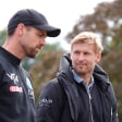 Sportdirektor Marc Stein (rechts) setzt weiter auf Coach Marco Wildersinn.