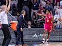 easyCredit Basketball Bundesliga, Telekom Baskets Bonn vs. Science City Jena, 09.10.2026 Marcus Foster(Telekom Baskets Bonn 0) feiert einen Dreier mit der Bank -- easyCredit Basketball Bundesliga, Telekom Baskets Bonn vs. Science City Jena, 09.10.2026, Telekom Dome Bonn *** easyCredit Basketball Bundesliga, Telekom Baskets Bonn vs. Science City Jena, October 9, 2026 Marcus Foster of Telekom Baskets Bonn 0 celebrates a three-pointer with the bench easyCredit Basketball Bundesliga, Telekom Baskets Bonn vs. Science City Jena, October 9, 2026, Telekom Dome Bonn Copyright: xBEAUTIFULxSPORTS Derixx