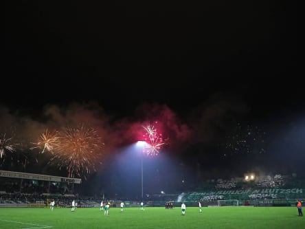 Feuerwerk im Alfred-Kunze-Sportpark