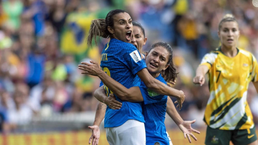 Sie brachte Brasilien mit 1:0 in F&#252;hrung und wurde zur Pause ausgewechselt: Superstar Marta.