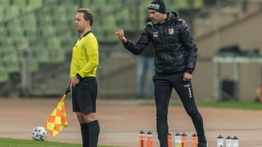 Alexander Schmidt war angesichts der Stärke Saarbrückens mit einem Punkt für Türkgücü am Ende zufrieden.
