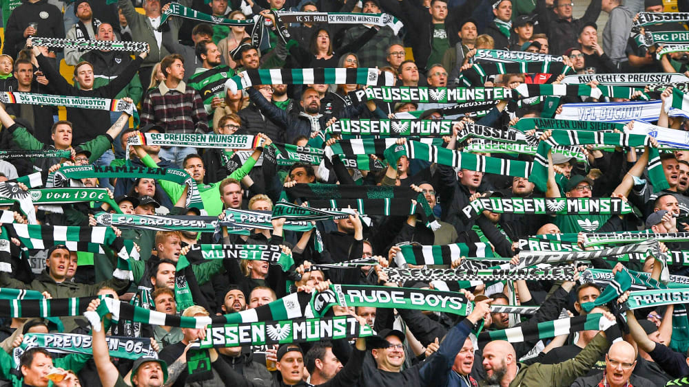 Münster festigt Spitze Aachen jetzt Verfolger