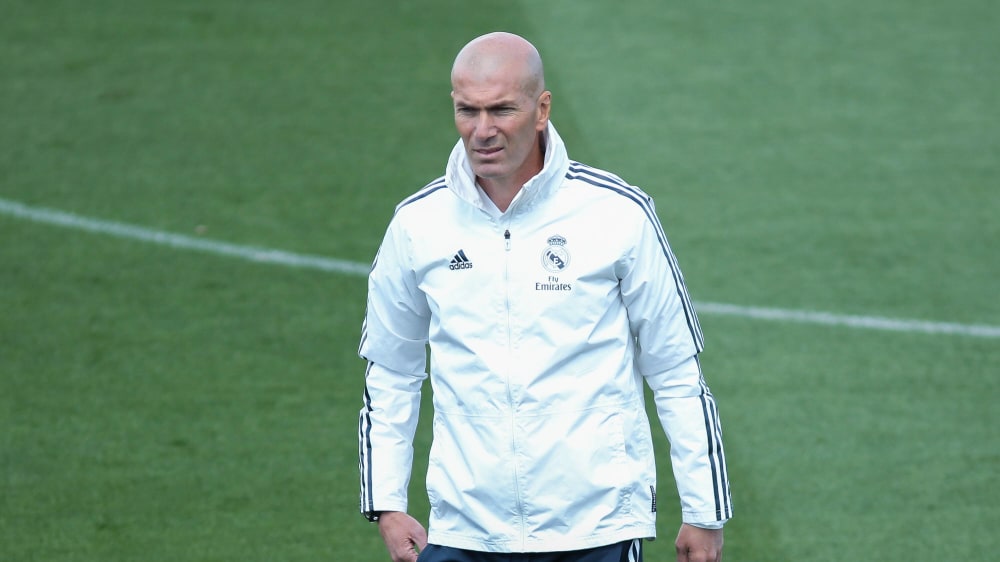 Weilt nicht mehr beim Team: Reals Trainer Zinedine Zidane reiste vom Trainingslager ab. 