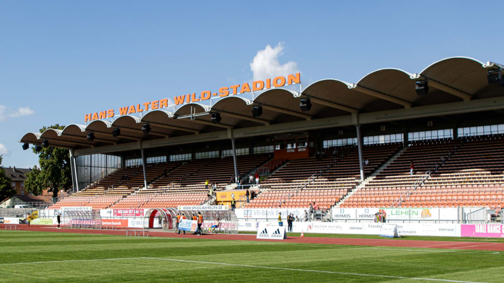 Hier wird am Samstag nicht gespielt: Im Hans-Walter-Wild-Stadion in Bayreuth.&nbsp;