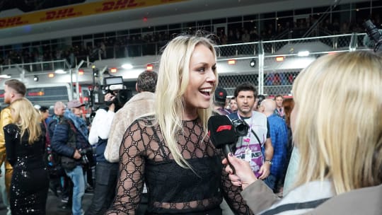 Olympiasiegerin und Geschäftsfrau: Lindsey Vonn, hier beim Formel-1-Rennen in Las Vegas im Oktober.