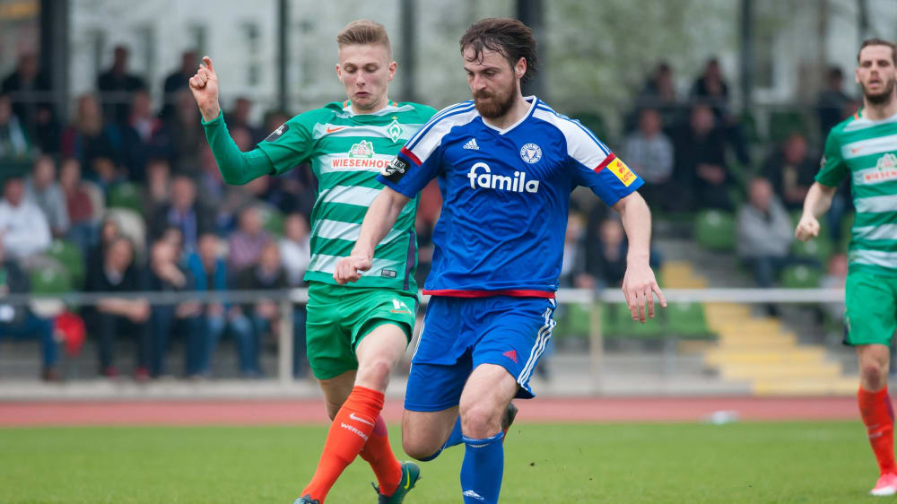 Ilir Azemi, hier 2017 im Trikot der Kieler "Störche".