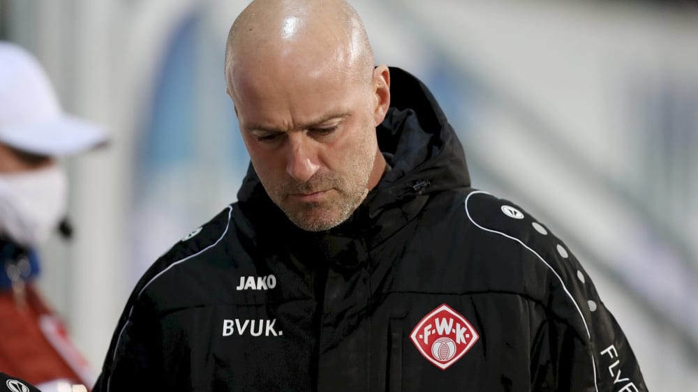 Marco Antwerpen steht nach nur fünf Spielen bei den Würzburger Kickers schon wieder vor dem Aus.