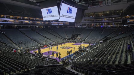 Spiel kurzfristig abgesagt: Die Halle der Sacramento Kings.