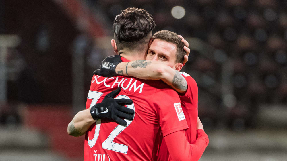Hat den VfL Bochum mal wieder zum Sieg geführt: Das kongeniale Duo Simon Zoller und Robert Zulj.