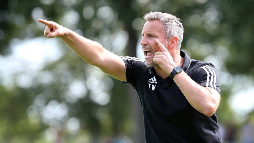 Will weiter nach vorne blicken: Schweinfurt-Trainer Timo Wenzel