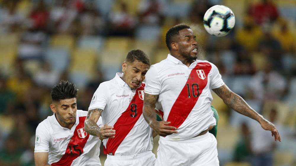 Carlos Zambrano, Paolo Guerrero und Jefferson Farfan