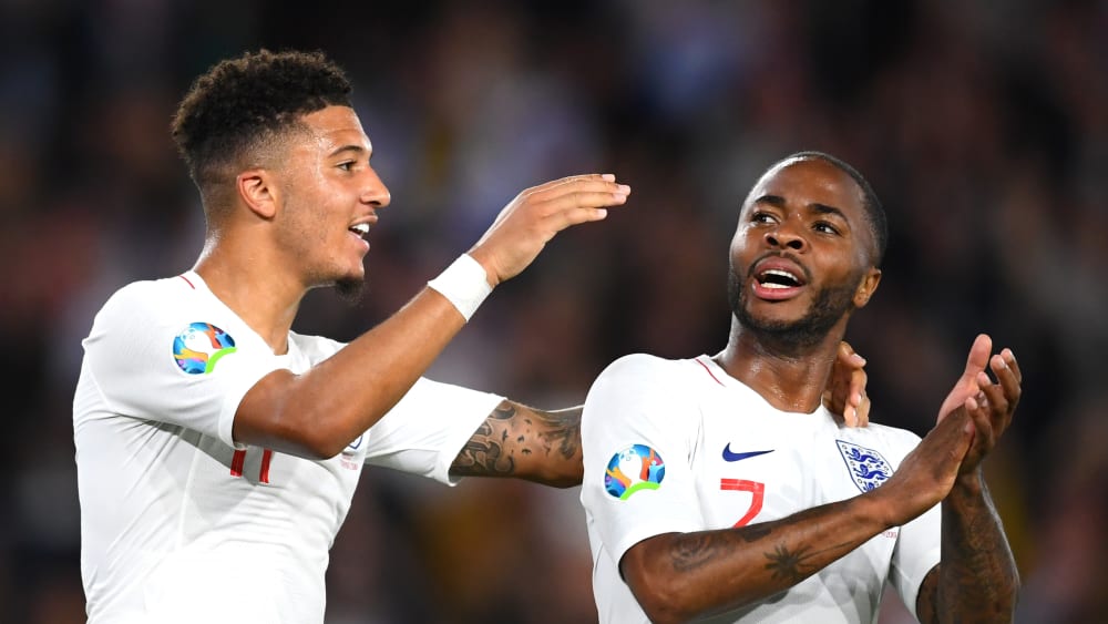 Jadon Sancho, Raheem Sterling