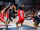 Yuval Hochstadter (BMA365 Bamberg Baskets, 66), Justin Kier (MHP Riesen Ludwigsburg, 01), Brendan Terry (BMA365 Bamberg Baskets, 15), BMA365 Bamberg Baskets vs. MHP RIESEN Ludwigsburg, Basketball, easyCredit BBL, 3. Spieltag, 26.09.2026 BMA365 Bamberg Baskets vs. MHP RIESEN Ludwigsburg, Basketball, easyCredit BBL, 3. Spieltag, 26.09.2026 Bamberg *** Yuval Hochstadter, BMA365 Bamberg Baskets, 66; Justin Kier, MHP Riesen Ludwigsburg, 01, Brendan Terry BMA365 Bamberg Baskets, 15, BMA365 Bamberg Baskets vs. MHP RIESEN Ludwigsburg, Basketball, easyCredit BBL, Matchday 3, September 26, 2026 BMA365 Bamberg Baskets vs. MHP RIESEN Ludwigsburg, Basketball, easyCredit BBL, Matchday 3, September 26, 2026 Bamberg Copyright: xEibner-Pressefoto G.xSantemizx EP_EER