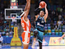 Frankfurt Skyliners - RASTA Vechta, easyCredit BBL Thomas Klepeisz (Skyliners, 22) gegen Nelson Weidemann (RASTA, 30). Spiel der easyCredit BBL zwischen den Frankfurt Skyliners und RASTA Vechta am 26. September 2026 in der Süwag Energie ARENA in Frankfurt am Main., Frankfurt am Main Hessen Deutschland Süwag Energie ARENA *** Frankfurt Skyliners vs. RASTA Vechta, easyCredit BBL: Thomas Klepeisz (Skyliners), 22, vs. Nelson Weidemann (RASTA), 30, an easyCredit BBL game between the Frankfurt Skyliners and RASTA Vechta on September 26, 2026, at the Süwag Energie ARENA in Frankfurt am Main, Frankfurt am Main, Hesse, Germany, Süwag Energie ARENA