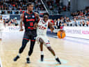 Trevon Scott (BMA365 Bamberg Baskets, 13), Souley Boum (UCAM Murcia, 00), BMA365 Bamberg Baskets vs. UCAM Murcia, Basketball, Basketball Champions League, 3. Spieltag, 14.10.2026 BMA365 Bamberg Baskets vs. UCAM Murcia, Basketball, Basketball Champions League, 3. Spieltag, 14.10.2026 Bamberg *** Trevon Scott, BMA365 Bamberg Baskets, 13; Souley Boum, UCAM Murcia, 00; BMA365 Bamberg Baskets vs. UCAM Murcia, Basketball, Basketball Champions League, Matchday 3, October 14, 2026 BMA365 Bamberg Baskets vs. UCAM Murcia, Basketball, Basketball Champions League, Matchday 3, October 14, 2026 Bamberg Copyright: xEibner-Pressefoto G.xSantemizx EP_EER