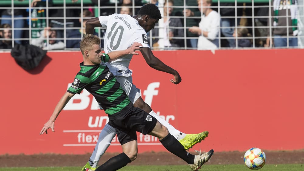 In Münster nicht zu stoppen: Bayerns Dreierpacker Kwasi Okyere Wriedt.