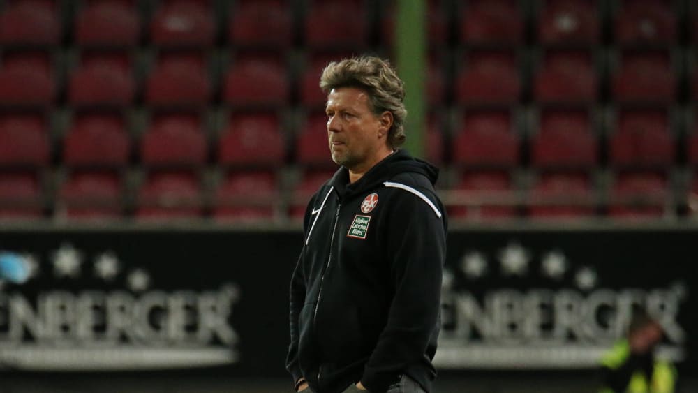 Seit dem 3. Spieltag Trainer des 1. FC Kaiserslautern: Jeff Saibene.