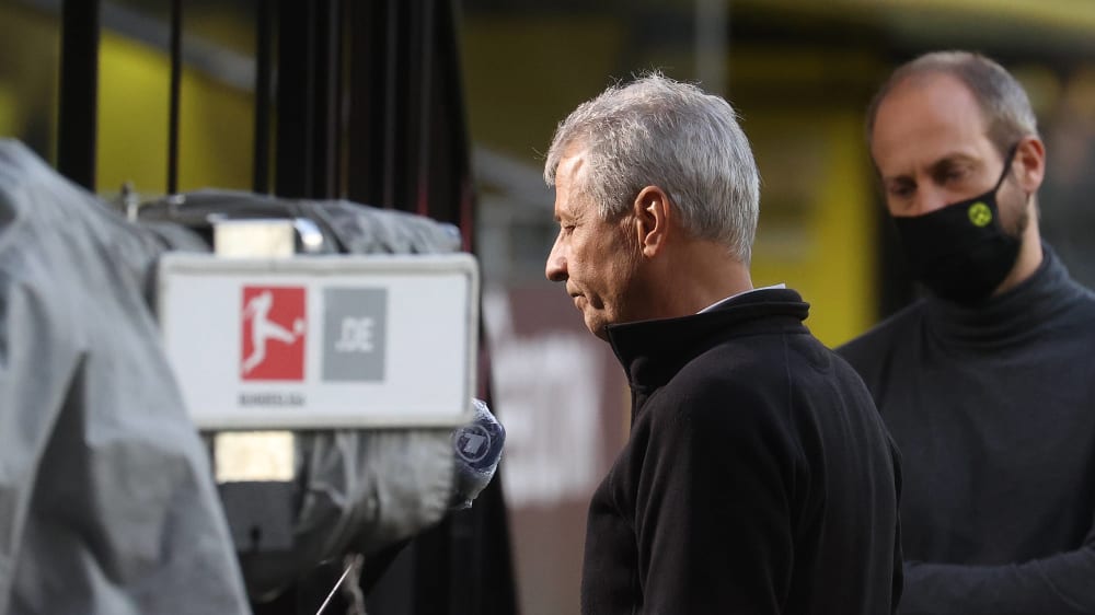 Das Titelrennen ist wohl verloren: BVB-Trainer Lucien Favre.