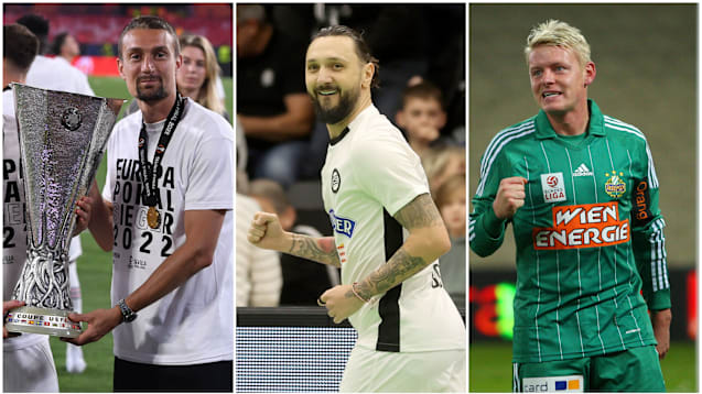 Viele Ex-Profis schnüren von Liga vier abwärts ihre Schuhe im rot-weiß-roten Unterhaus. Der kicker mit einer Auswahl, gereiht nach Ligahöhe.