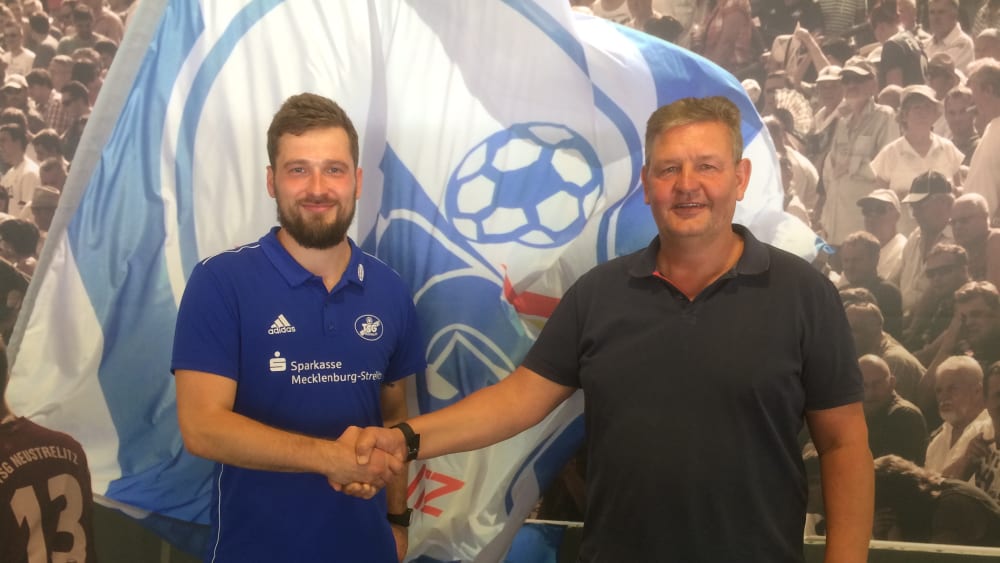 Maximilian Dentz und Hauke Runge bei der TSG Neustrelitz