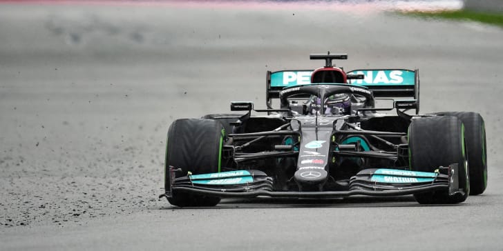 Hat die 100 am Schwarzen Meer voll gemacht: Lewis Hamilton.