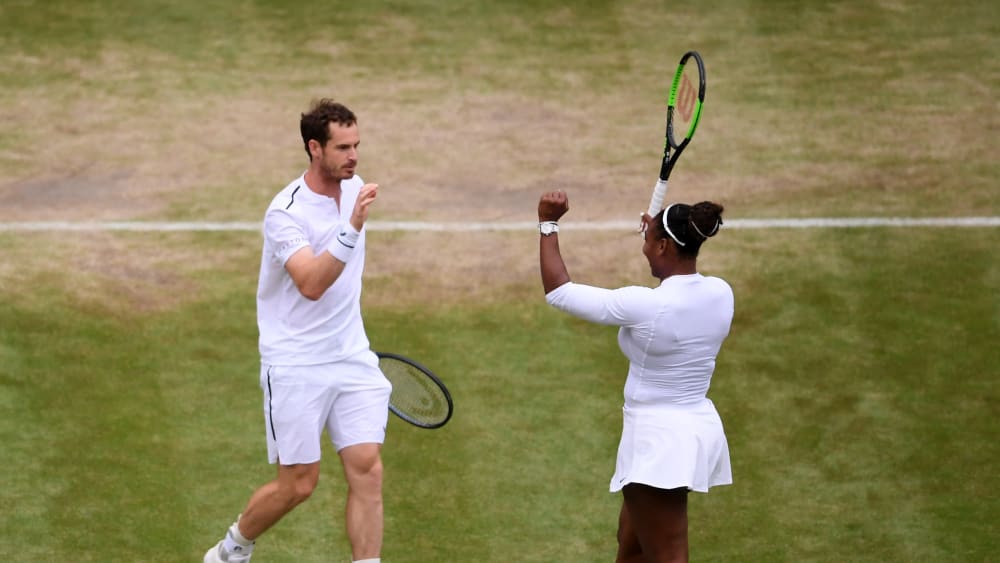 Zweiter Sieg für Andy Murray und Serena Williams.