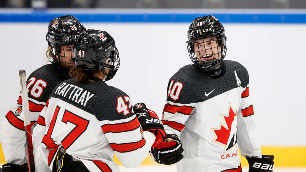 Finalsieg gegen USA: Kanadas Frauen sind Eishockey-Weltmeister.